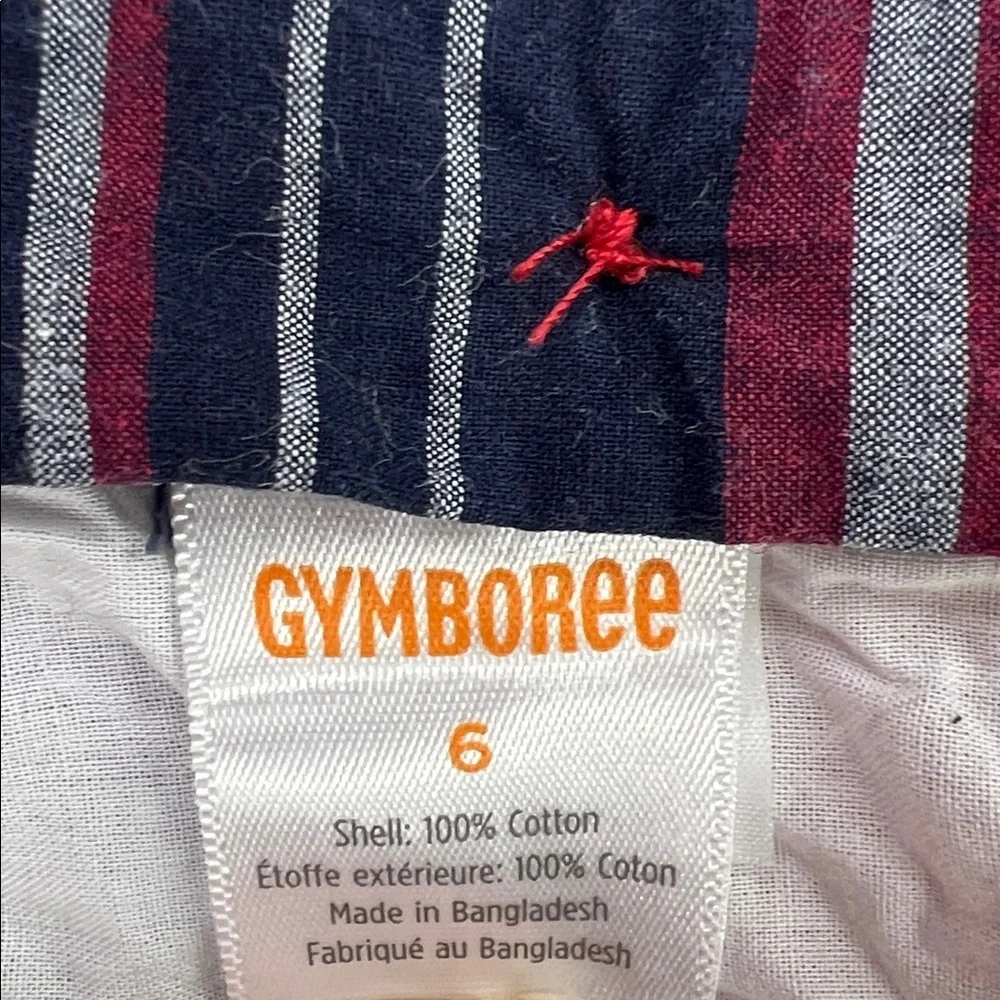 Gymboree - Size 6 - Girls Dress - Quilted - Americana - Red, White, Blue